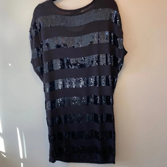 Michael Michael Kors Navy Sequin Dress - Picture 5 of 10